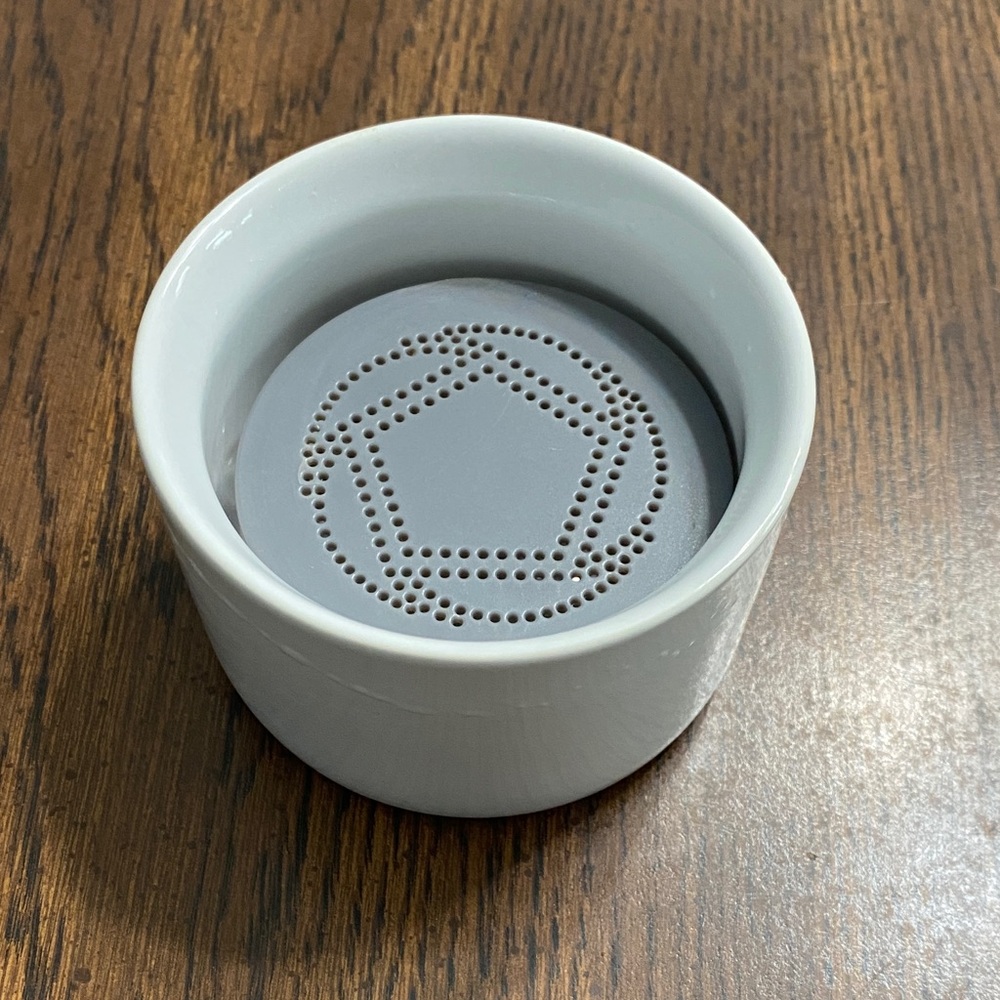 “5/$20” Grove ceramic brush holder
